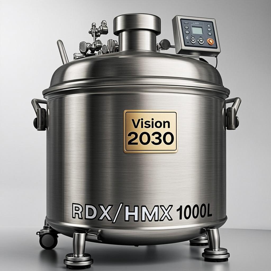 Cuve Traitement Explosifs Nitramines 1000L