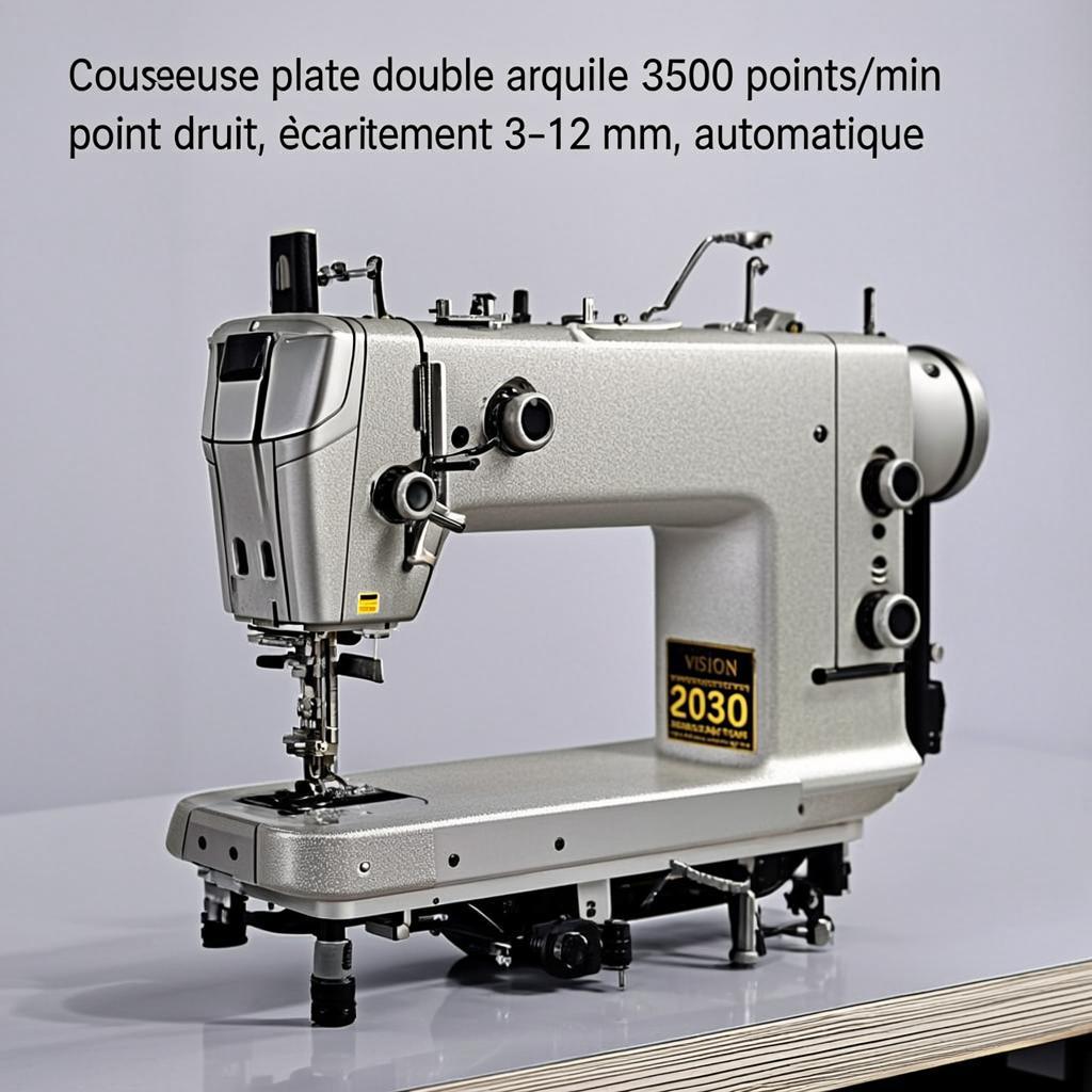 Machine Couture Plate 2 Aiguilles