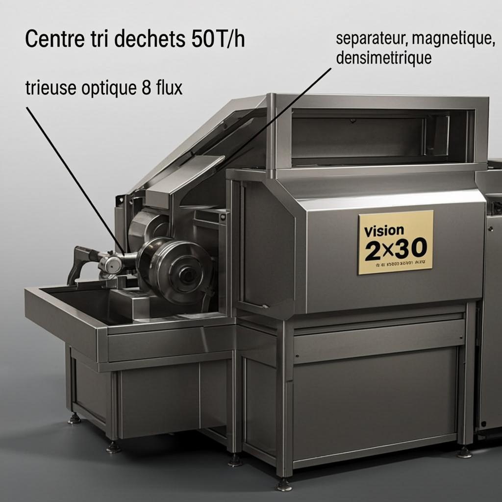 Centre Tri Déchets 50t/h
