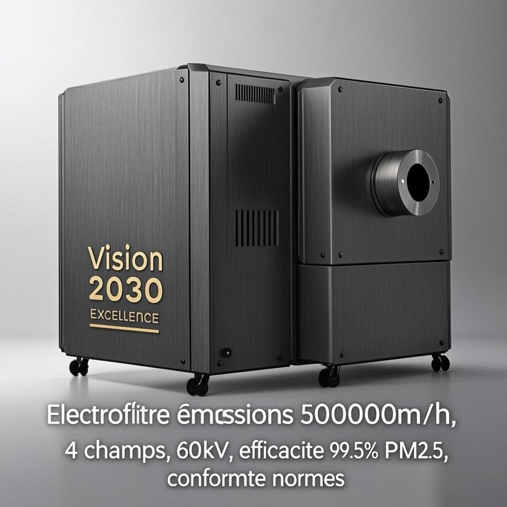 Électrofiltre Émissions 500000 m³/h