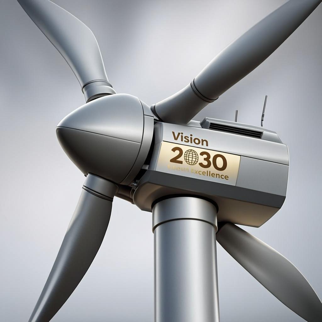 Éolienne Verticale Axe Darrieus 50kW