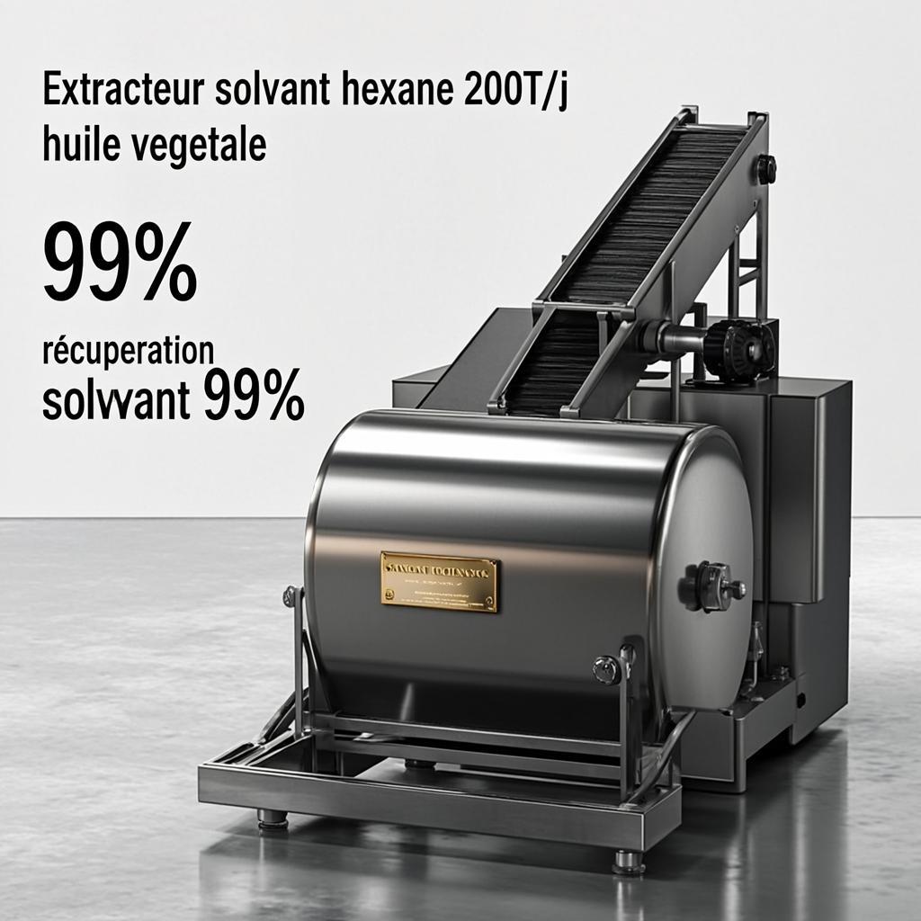 Extracteur Solvant Hexane 200t/j
