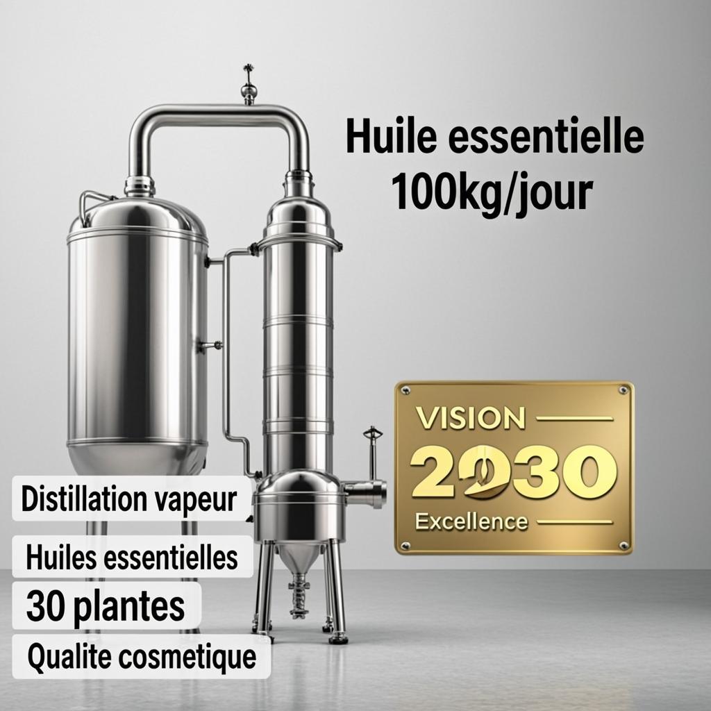 Atelier Huile Essence 100kg/j