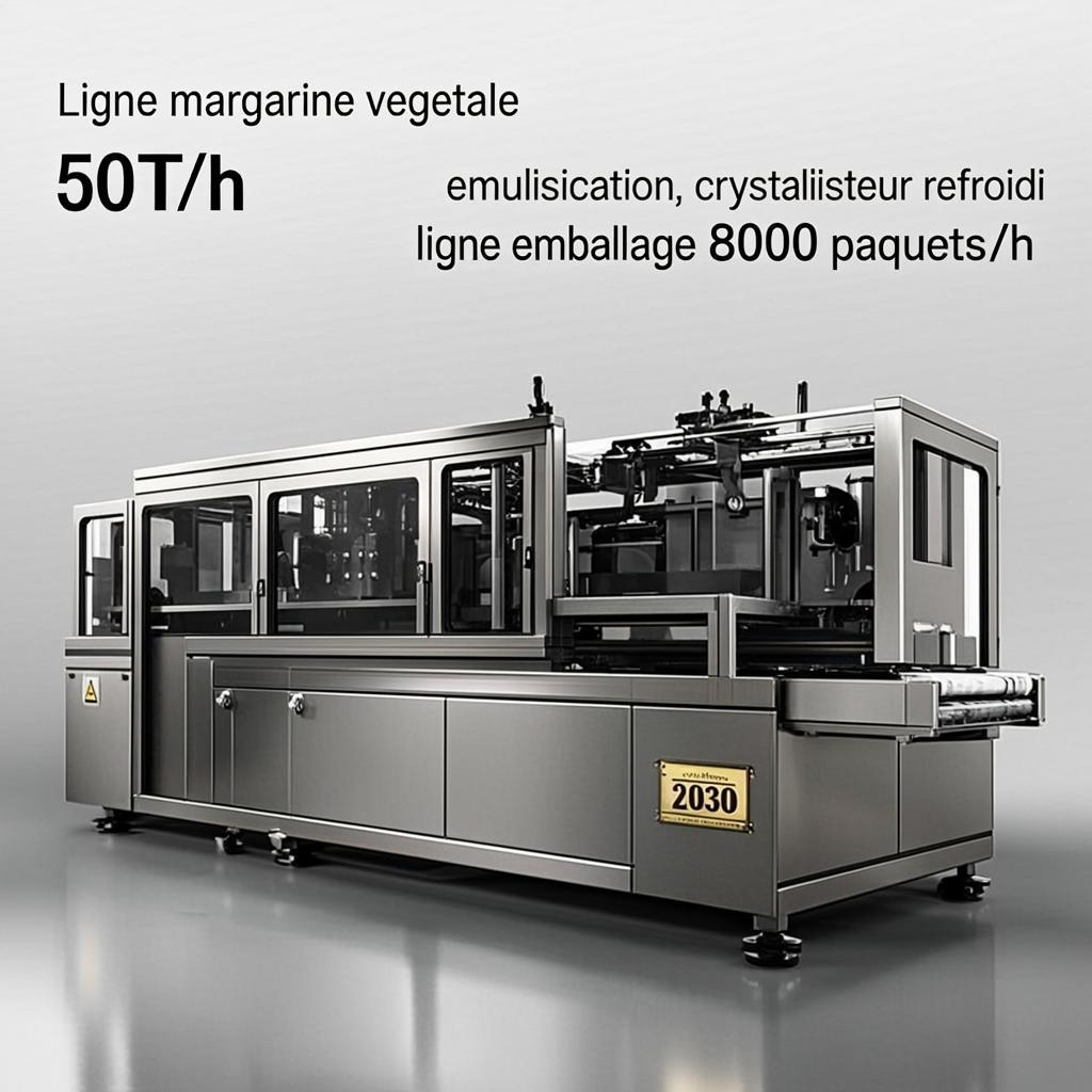 Ligne Margarine Végétale 50t/h