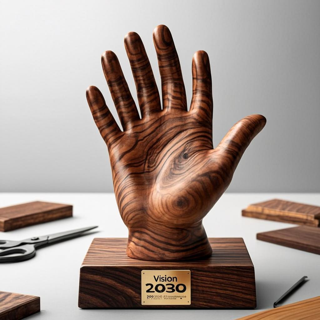 Atelier Sculptures Bois Marqueterie Main