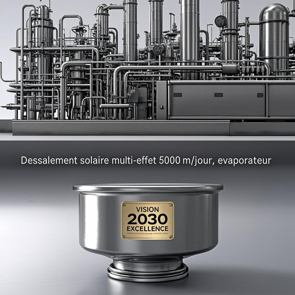 Dessalement Solaire Multi-Effet 5000m³/j